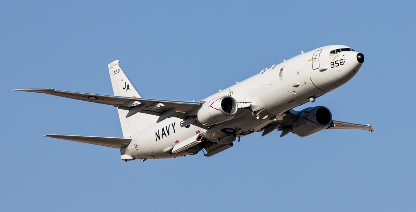 P-8A Poseidon mit geoffnetem Waffenschacht, Foto: Boeing