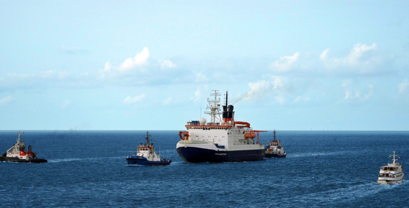 The "Polarstern" was built in Germany in 1982, Photos: Phillipp Steiner