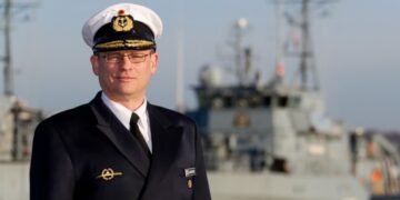 The outgoing commander of Operational Flotilla 1, Flotilla Admiral Sascha Helge Rackwitz, Photo: Bundeswehr