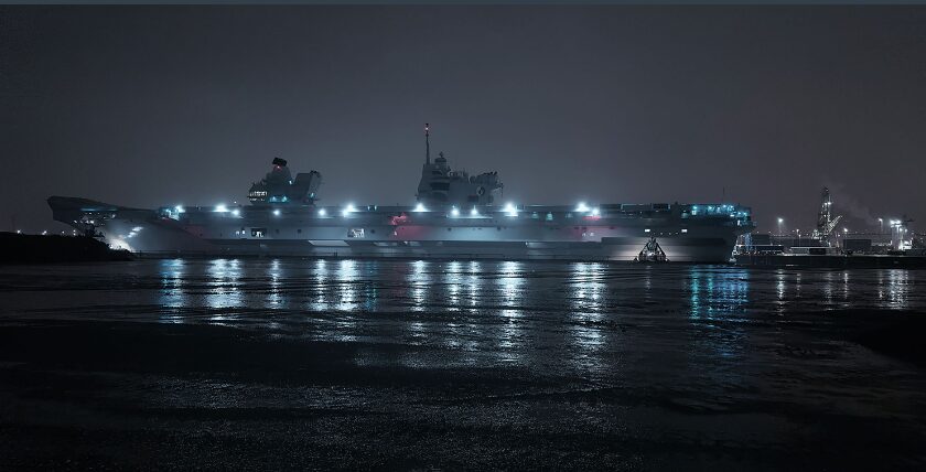 Flugzeugträger HMS "Queen Elizabeth" der britischen Royal Navy, Foto: M. Savasogan, elb-bureaux.com