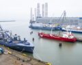 "Den Helder" in Vlissingen zur Endausrüstung. Foto: Damen