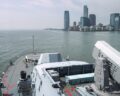 Departure of the Baden-Württemberg in New York, Photo: Bw/Nico Theska