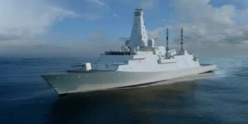 Steel cut for the fifth ship - Type 26. picture: BAE Systems