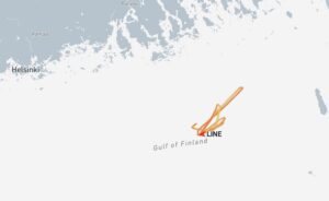Strange serpentine lines of the "Line" on 30.12.24