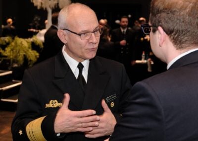 Vizeadmiral Jan Kaack im Gespräch, Foto: hsc