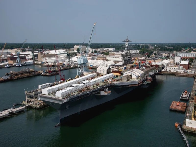 USS "John F. Kennedy" - delivery planned for 2025. Photo: Huntington Ingalls Industries (HII)