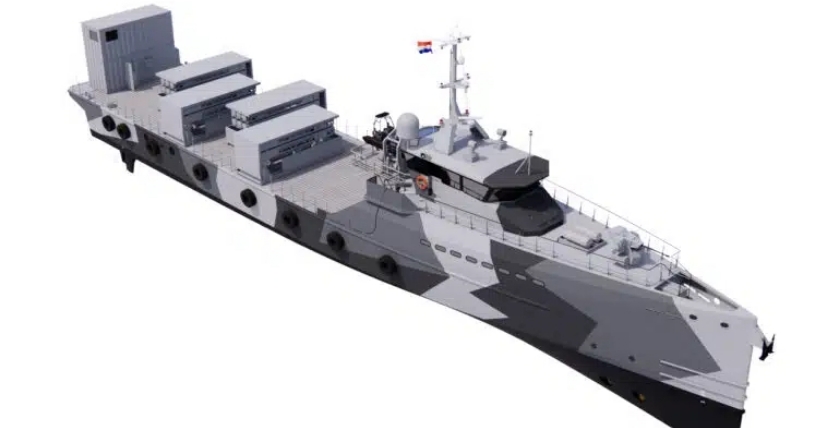 Multifunction Support Vessel, Grafik: MoD Niederlande