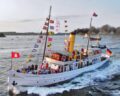 Dampfschiff „Schaarhörn“ auf der Elbe. Foto: Stiftung Hamburg Maritim