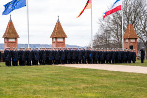 Feierlicher Abschied der Crew 10/2024 an der Alma Mater der Marineoffiziere, Foto: Bundeswehr
