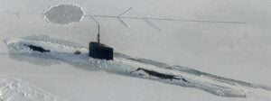 USS Alexandria (SSN 757) during ICEX 200 miles north of Alaska. Photo: U.S. Navy/Shawn P. Eklund