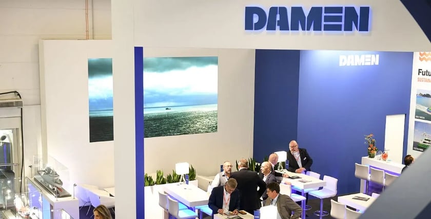 The Dutch Damen shipyard is also important for the German Navy, photo: SMM/Kathrin Neuhauser