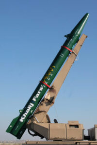 Mit einem 650-kg- Sprengkopf ausgestattet, bedroht die Khalij Fars die internationale Schifffahrt, Foto: AMDC