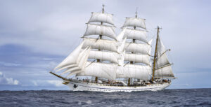 When it was commissioned in 1958, the Gorch Fock became the flagship of the navy, Photo: Nico Theska