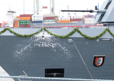 Corvette "Augsburg" christened, photo: hsc