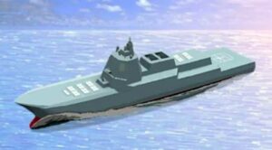 Concept image of an ASEV ship, graphic: JMSDF