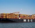 MSC SAMAR (400 Meter, Flagge Panama). Foto: MSC
