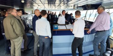 Participants on the Scandlines ferry MS "Schleswig-Holstein". Photo: MCN-eV
