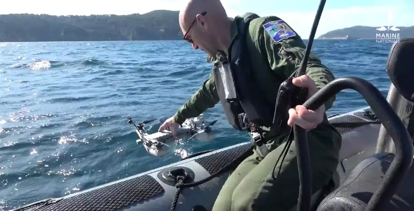 Floating drone Diodon HP30, photo: Marine Nationale