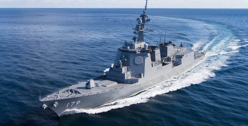 Zerstörer der Maya-Klasse besitzen 96 VLS-Silos und können Seeziele, Flugziele und ballistische Raketen bekämpfen, Foto: JMSDF
