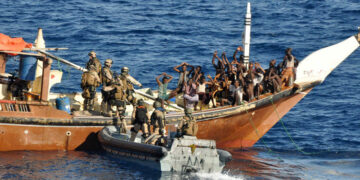 Fighting pirates off the long coastline of the African continent is difficult. Photo: Bw/Toni Bors