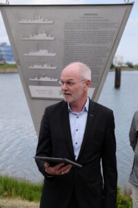 Bürgermeister Stoll bei seiner Ansprache, Foto: HS