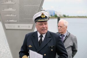 Kapitän zur See Joachim Brune, Vertreter des Marinekommandos, Foto: HS