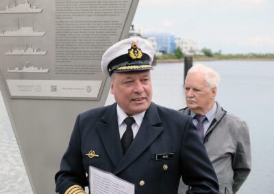 Captain Joachim Brune, representative of the naval command, photo: HS