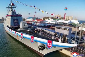 North Korean destroyer "Choe Hyon". Photo: State media