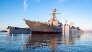 Stapellauf USS Jeremiah Denton, Foto: Huntington Ingalls