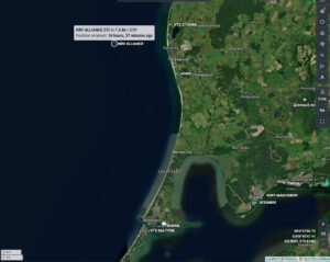 AIS image from 01.06.25 Position of the "Alliance"