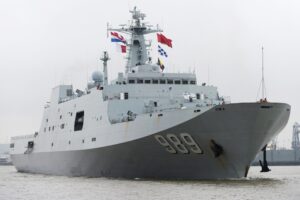 Amphibisches Docklandungsschiff Changbai Shan der Yuzhao-Klasse, Foto: MoD Niederlande