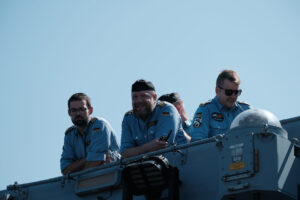 Besatzung Korvette "Magdeburg": Entspannt zeigen was man kann. Foto: hsc