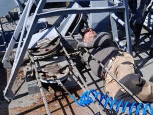 Rost (Marinegold) ist in allen Ecken und Nischen sichtbar. Foto: Pön-Ex-Crew