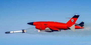 BQM-34 target display drone with SFIRR, photo: US Navy