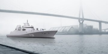 The first of six planned Class 126 frigates is to be handed over to the German Navy as early as 2026, graphic: Damen