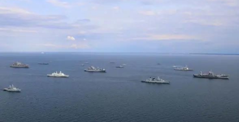 NATO units in the Baltic Sea, photo: Bw