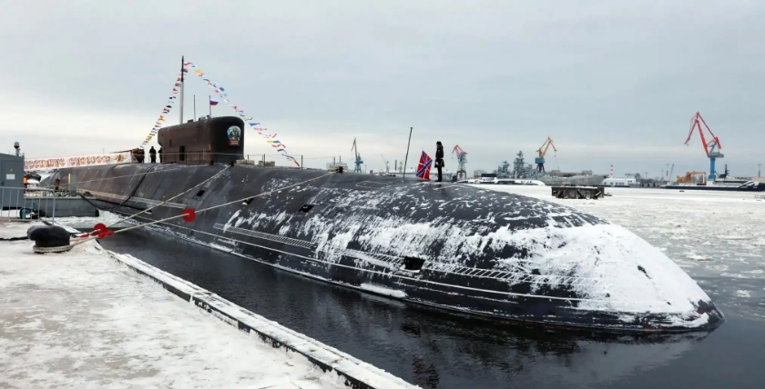 Russian Borei-class submarine, photo: Russian state media