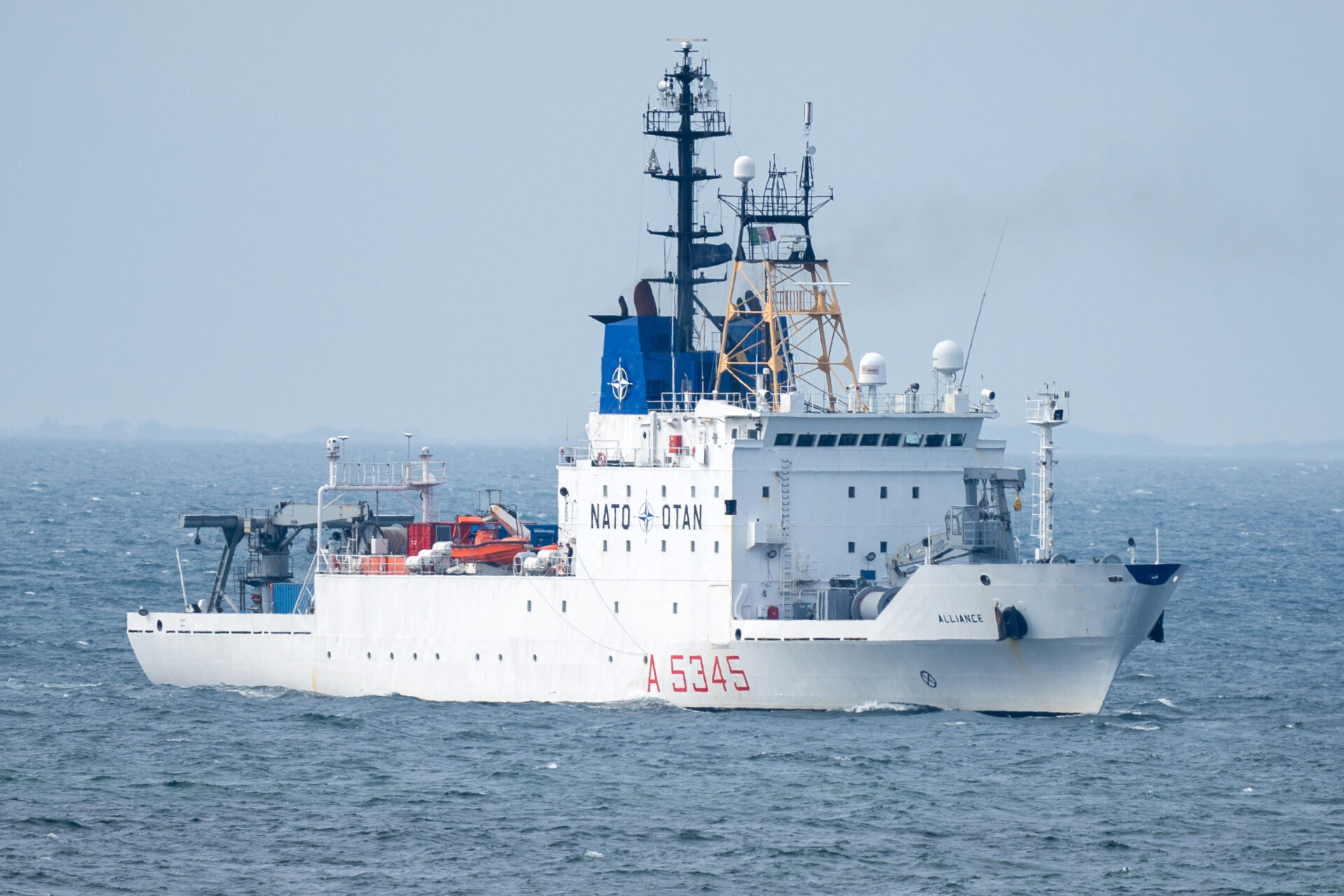 NATO defence research vessel NRV Alliance (A 5345) Photo. Michael Nitz ©naval press service