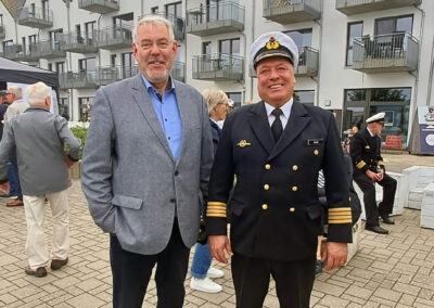 Holger Schlüter on site in Olpenitz