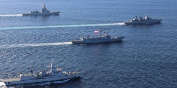 Schiffe der SNMG 1 (Standing NATO Maritime Group 1) nehmen an der 52. Auflage des Marinemanövers BALTOPS 2023 teil. Foto: Bw/Schwedler