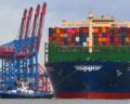 "HMM Hamburg“ einlaufend Hamburger Hafen. Bild: HHM