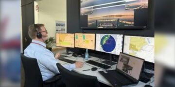 The remote control centre of the " Wavelab ". Source: Anschütz
