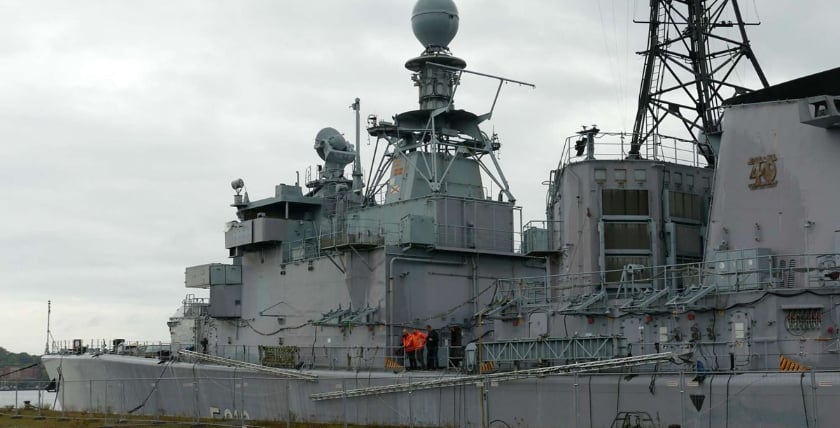 Frigate KARLSRUHE - "F 212". Picture: Bundeswehr/Sven Diedrichsen