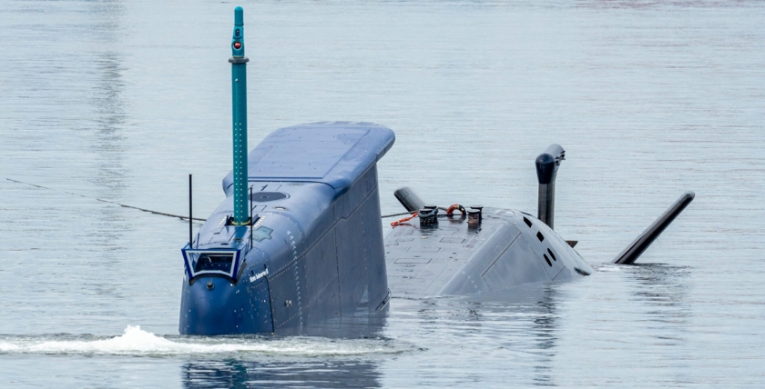 Shipyard testing and static immersion test. Photo: Michae Nitz