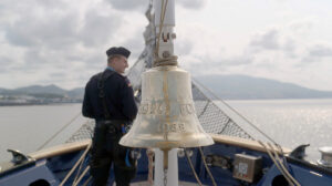 Young officer cadets have been trained on the "Gorch Fock" sailing training ship since 1958. The voyages often push the cadets to their limits. Picture: HR/Julian Kiesche