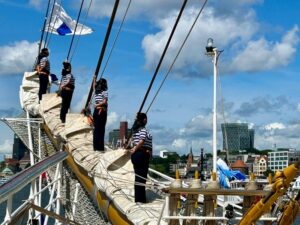 Das argentinische Segelschulschiff "Libertad" in Hamburg, Foto: Herold