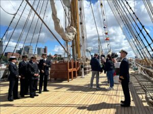 Das argentinische Segelschulschiff "Libertad" in Hamburg, Foto: Herold