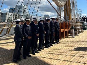 Das argentinische Segelschulschiff "Libertad" in Hamburg, Foto: Herold