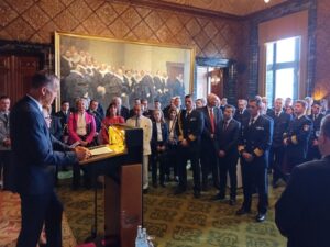 Empfang im Rathaus, Foto: hsc