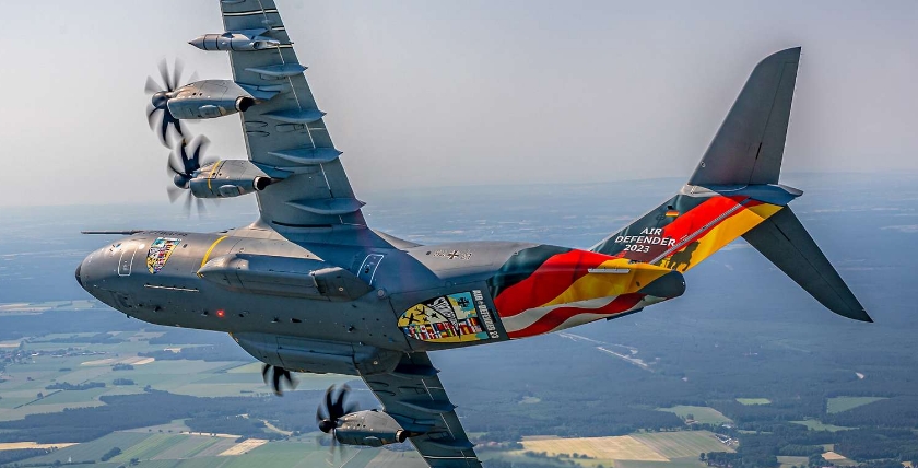 : At Air Defender 23, cooperation with international partners is practised. Picture: Bundeswehr/Patrik Bransmöller